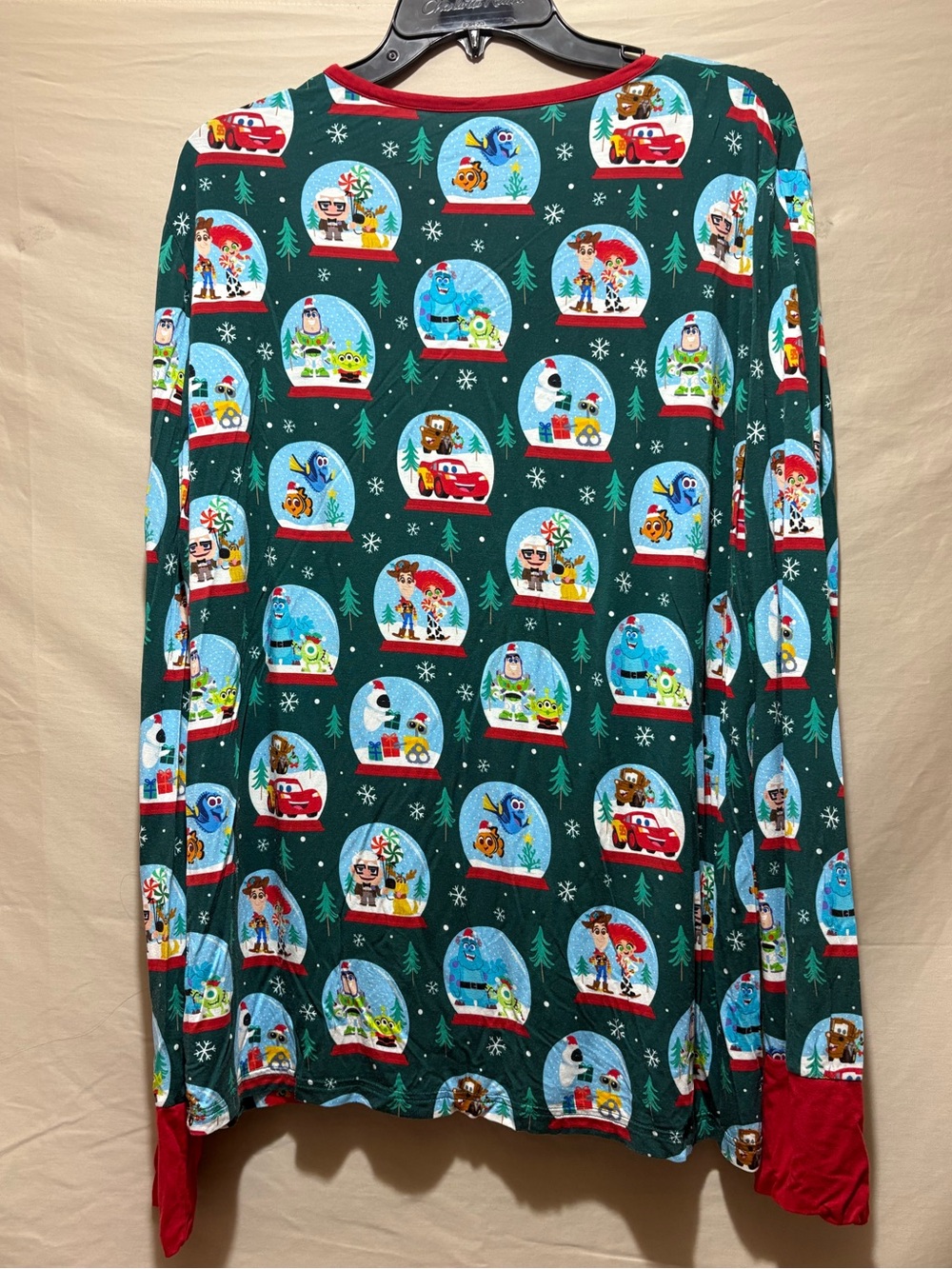 Little Sleepies Size XL Pixar Snow Globe Print Pajama Top and Pants - Picture 9 of 10